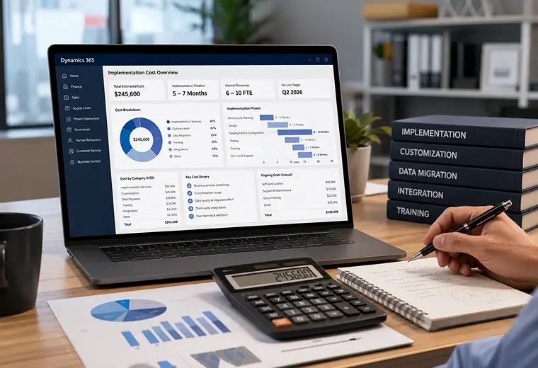 Dynamics 365 Implementation Cost a Detailed Guide